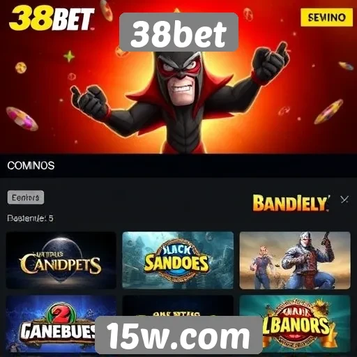 Comparativo de jogos disponíveis na plataforma 38bet